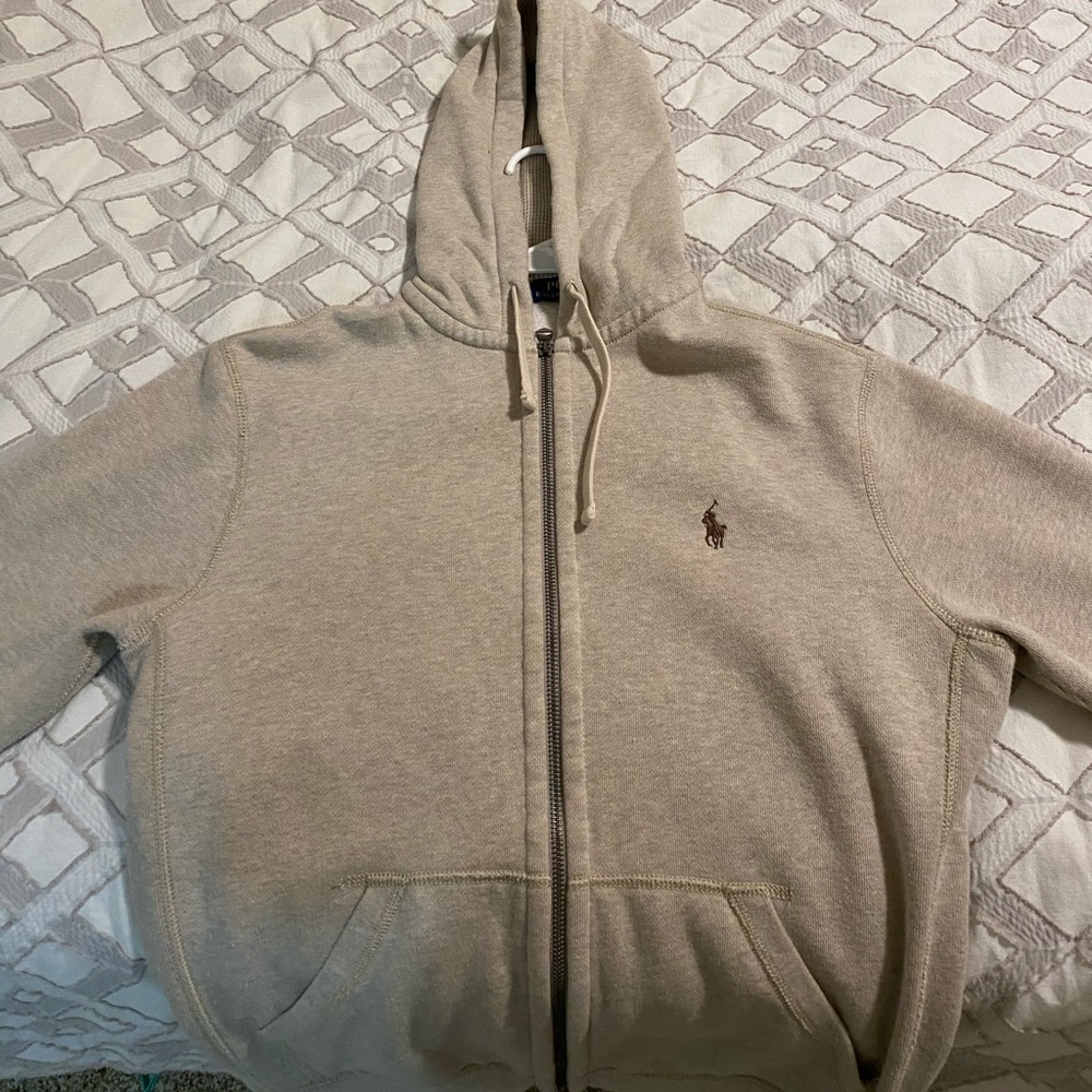Small brown polo sweater